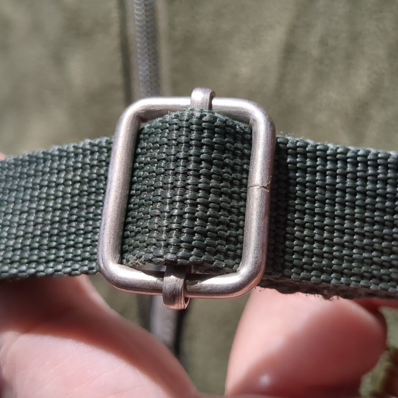 TRAVELON* faux suede sage green crossbody/belt bag w/adj. straps, pouches - Picture 14 of 16